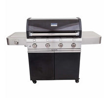 Load image into Gallery viewer, Saber Deluxe Black 4-Burner Gas Grill