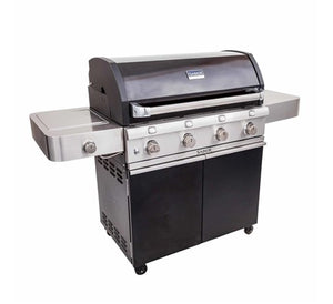 Saber Deluxe Black 4-Burner Gas Grill