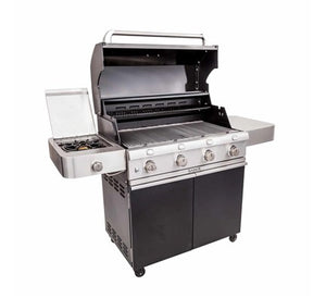 Saber Deluxe Black 4-Burner Gas Grill