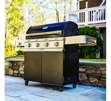 Load image into Gallery viewer, Saber Deluxe Black 4-Burner Gas Grill