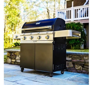 Saber Deluxe Black 4-Burner Gas Grill