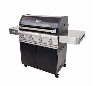 Saber Deluxe Black 4-Burner Gas Grill