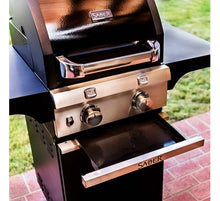 Load image into Gallery viewer, Saber Deluxe Black 2 Burner Grill