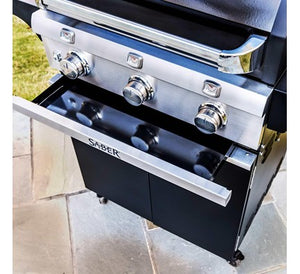 Saber Deluxe 3-Burner Gas Grill