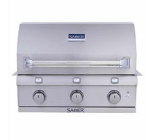 Load image into Gallery viewer, Saber Premium 3-Burner Built-In Gas Grill